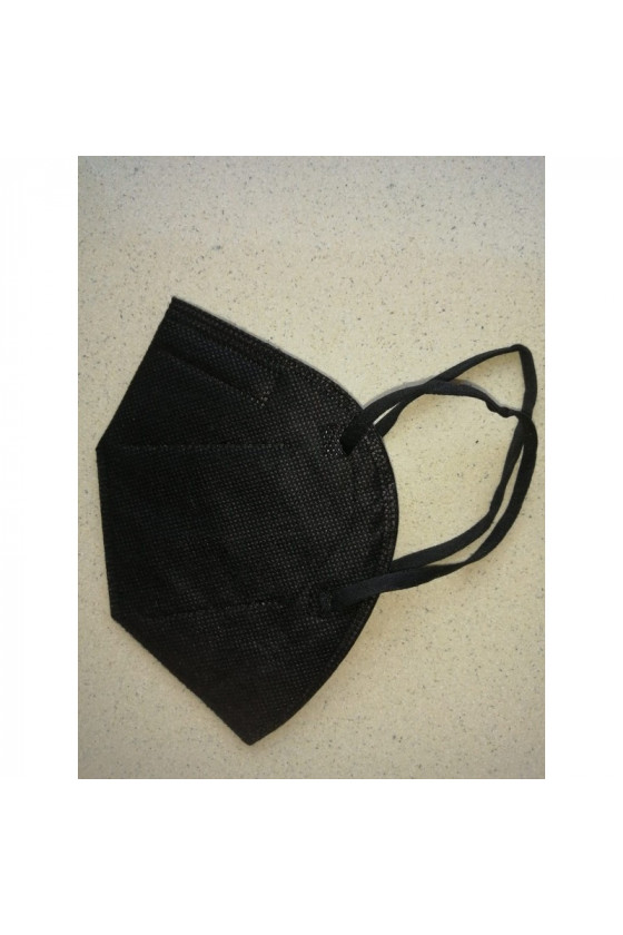 MASCARILLA FFP2 NEGRA CON CERTIFICADO CE