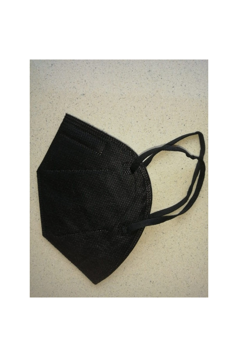 MASCARILLA FFP2 NEGRA CON CERTIFICADO CE