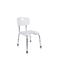 Silla de Ducha con Respaldo y Reposabrazos